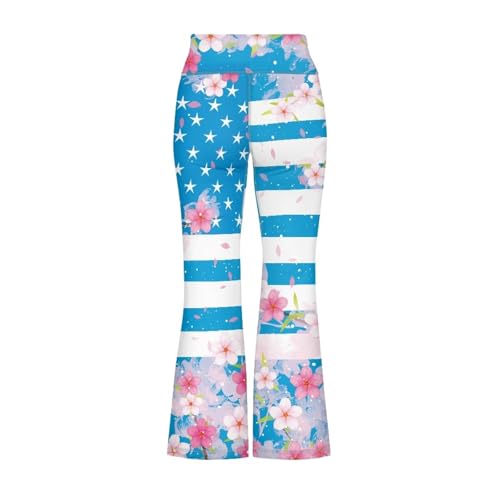YEXIATODO Kids Bell Bottoms Girls Flare Leggings Flare Yoga Pants Athletic Pants2
