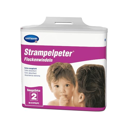 Strampelpeter Flockenwindeln Saugstärke 2 - (224 Stück).