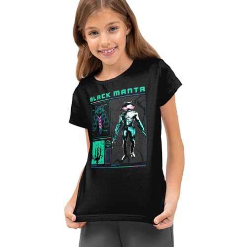 Popfunk Aquaman and The Lost Kingdom Black Manta Stats Unisex Kids/Toddler T Shirt for Boys and Girls3