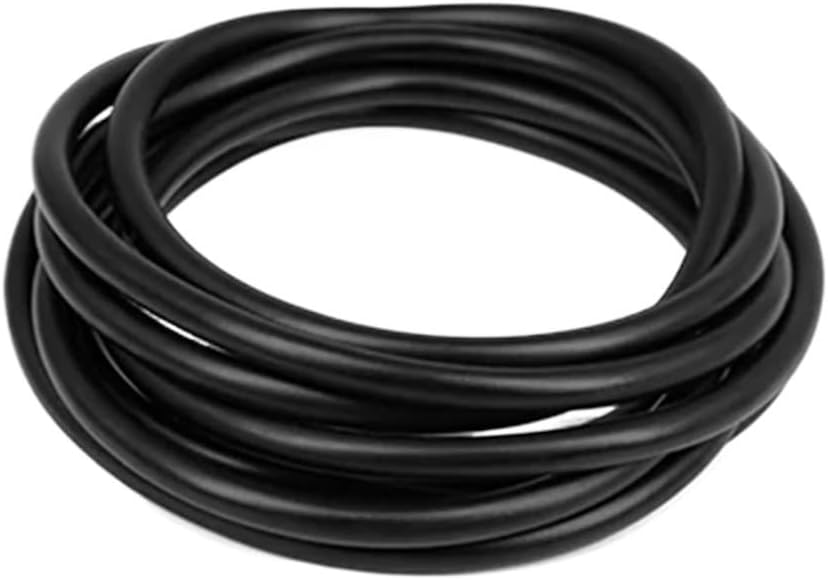 1pc Durable Soft Latex Rubber Tubing - Circular Head Hollow Tube for Furniture and Industrial Use(Orange,5mx5mmx7mm)
