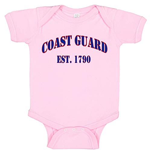 USCG United States Coast Guard Est. 1790 Unisex Baby Bodysuit One Piece Romper Newborn-24 Months