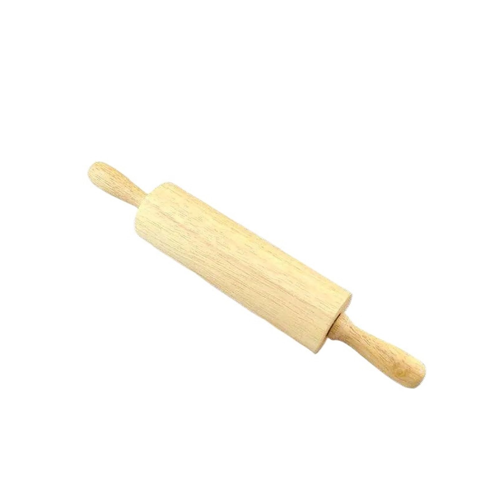 Rodillo de masa madera con patrón uso doméstico(Medium rolling pin)