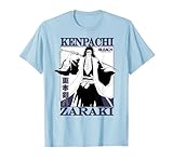 Bleach: Thousand Year Blood War Kenpachi Zaraki Anime Camiseta, Hombre, Azul Bebé, L