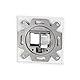 LogiLink NK4059 - Unterputzdose für 2 Keystone-Module, gerader Auslass, signalweiß