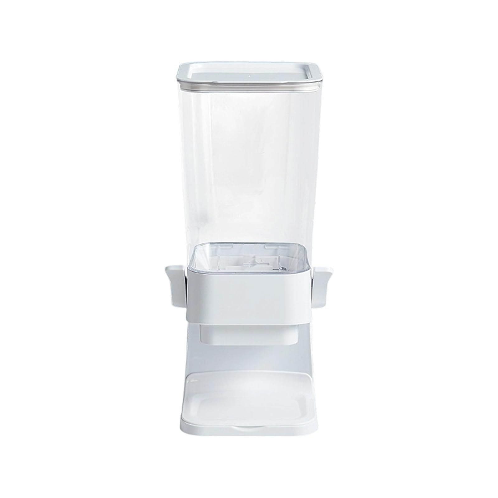 JSGHGDF 5.5L Large Capacity Storage Box Clear Viewing Cereal Case with Airtights Lid for Foods Clear Dry Food Container