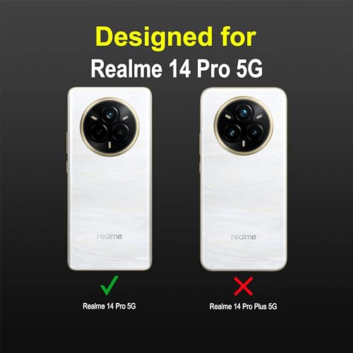 Image of amazon basics Back Case Cover for Realme 14 Pro 5G | Compatible for Realme 14 Pro 5G Back Case Cover | Liquid Silicon Magic with Camera Protection | Black