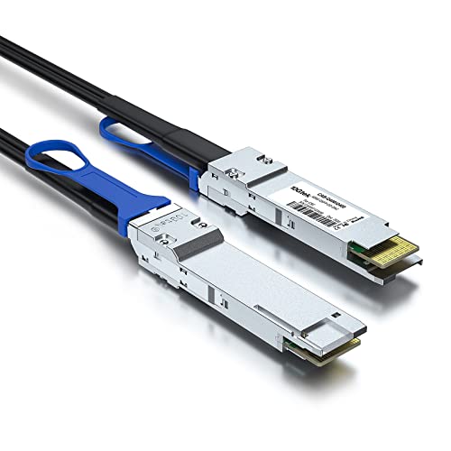 10Gtek 400GBASE QSFP-DD to QSFP-DD Passive Direct Attach Copper Twinax Cable for Mellanox MCP1660-W00AE30, 0.5-Meter(1.64ft) by 10Gtek - Image 3