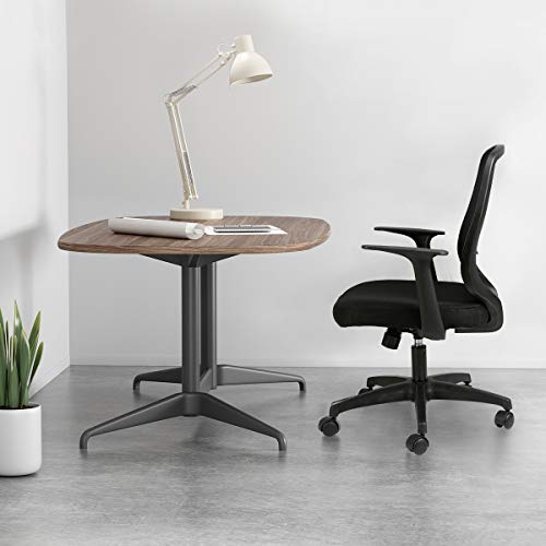 Hbada Home Desk Chair Mesh Office Chair with Arms and Adjustable Height, Black - Thumbnail 7