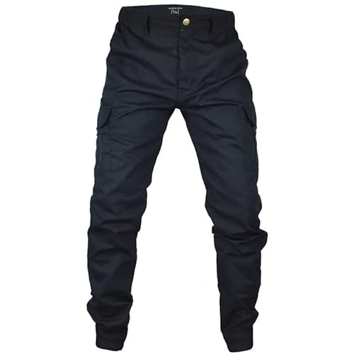 MUFFRO Pantaloni Cargo Tattici Pantaloni mimetici da Esterno Ripstop da Lavoro Escursionismo da Uomo Pantaloni da Combattimento da Caccia all'aperto Streetwear da Uomo (Color : B, Size : M)