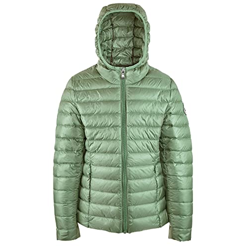 JOTT Carla Mädchen Sommer Daunen Jacke Kaputze (128/140-8/10A, Salbeigrün...
