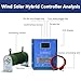 Naturalpowev Wind Solar Hybrid Charge Controller 12000W Wind Solar Turbine Generator Controller with Dump Load, 12V/24V/48V Automatic Controller for Home, Boat, Street Light,12V