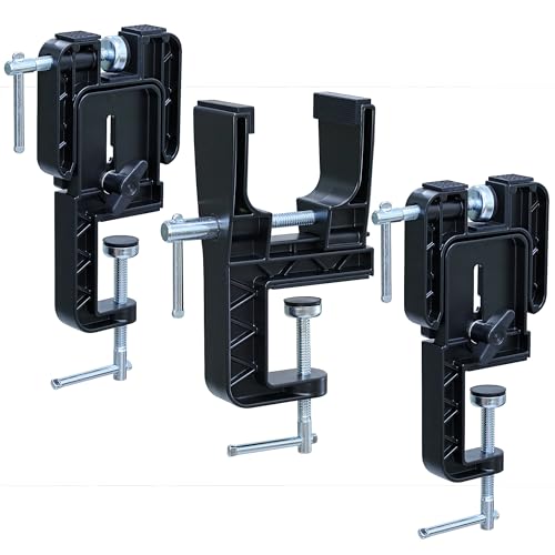 Ski Vise - Stable Ski Snowboard Tuning Vise Edges and Waxing All Metal Ski Snowboard Clamp with Rubber Pads - Jaw opens up to 115mm