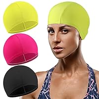 Bonnet De Bain Adulte 2 Bonnets De Bain En Polyester Doux - Confortables Et Élastiques Pour Natation - Enfants, Femmes, Hommes Bonnet De Bain Intersport