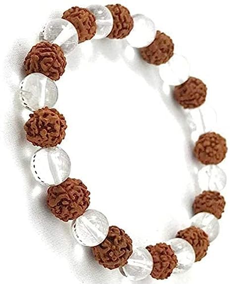 ShivTantra Mens Five mukhi Rudraksha & Crystal Bracelet (B0CBXK4JZZ) Amazon Price History, Amazon Price Tracker