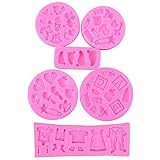 MULTIFUNCIÓN: este molde de silicona para tartas solo es adecuado para hacer fudge, pudín, jabón, chocolate, mousse, gelatina, pan, postre de yogur helado, cubitos de hielo de jugo, etc.