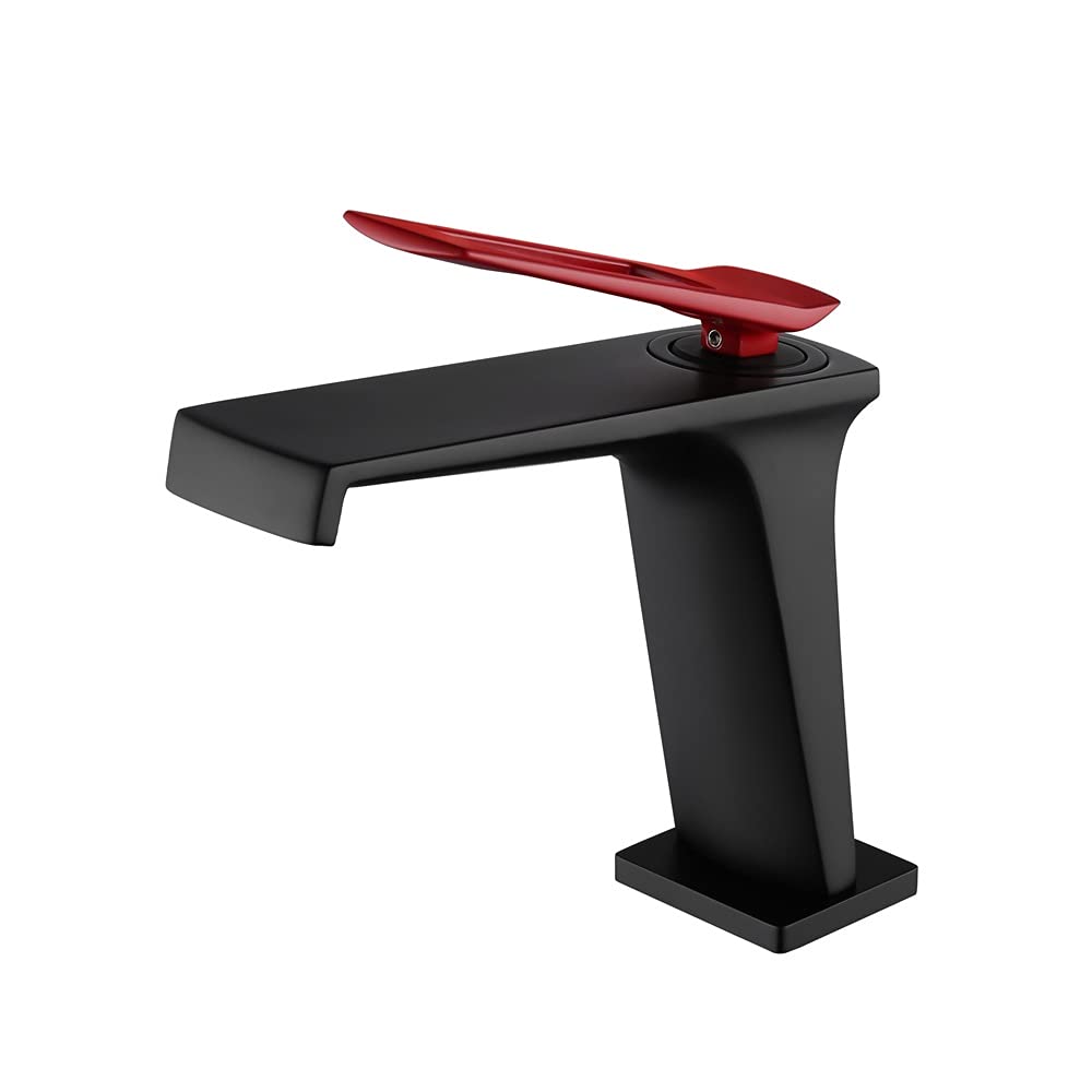 Mitigeur de lavabo design pour studio et hôtel, robinet d'eau chaude et froide