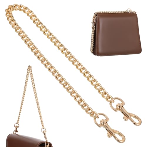 1 Psc Premium 18 inch Purse Chains for Handbags Replacement Metal Gold Chain for Purse Large Straps Chain Strap for Women's Purses Bag Chunky Purses for Purse-Accessories-image-31