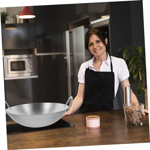Wok de acero inoxidable con doble mango VALICLUD miniatura 5