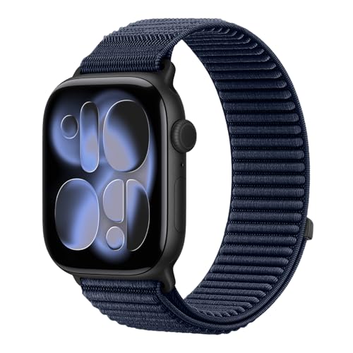 Nylon Loop Sport Band Compatible with Apple Watch Band for Men and Women