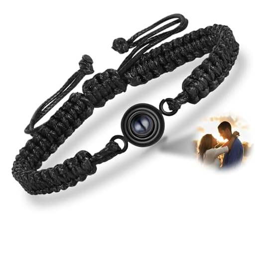 BEXOA Armband mit Foto - Personalisierte Geschenke Personalisiertes Projektion Fotoarmband Als Geburtstags, Valentinstags und Weihnachtsgeschenke für Männer, Frauen, Eltern und Freunde