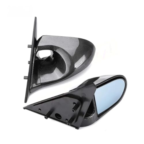 Style Spoon Ganador Rear View Mirror Racing Sports Rearview Mirror Compatible For Mitsubishi Lancer Evolution(Carbon film)