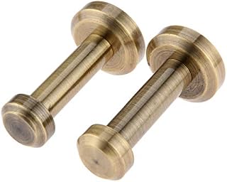 2pcs Door Hooks Wall-Mount Robe Coat Hook Towel Hook Heavy Duty Clothes Hanger Brushed Brass for Bathroom Lavatory Closets-Brushed Bronze