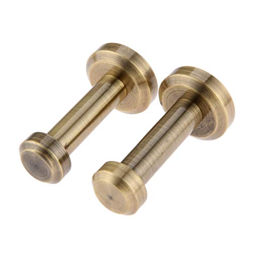 Mgoodoo 2pcs Wall-Mount Robe Coat Hook,Antique Brass Bathroom Towel Hook, Heavy Duty Clothes Hanger for Bedroom Lavatory Closets Office