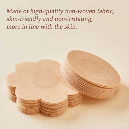 30 Pieces Nipple Covers, Disposable Breast Covers, Disposable Bra Pad, Invisible Adhesive Nipple Covers for Women2