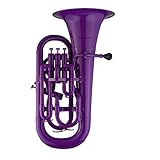 Cool Wind CEU-200 Series 4-Valve Plastic Euphonium Purple