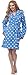 Produktbild Merry Style Damen Morgenmantel MSFX983 (Blau, XXL)