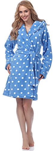 Preisvergleich Produktbild Merry Style Damen Morgenmantel MSFX983 (Blau, XXL)