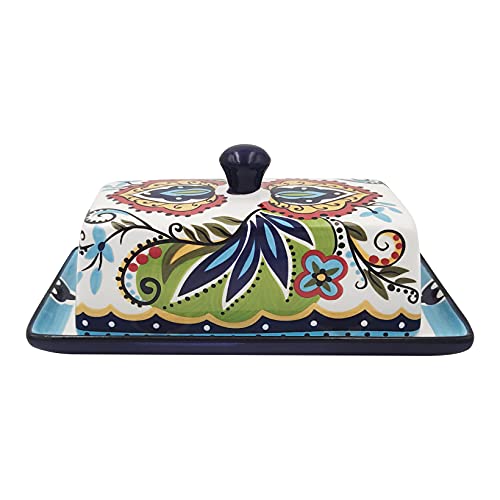 Creative Ceramic Butter Box European-Style Tableware with Lid, Dessert Plate
