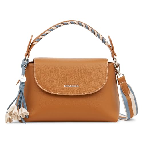Image of Miraggio Summer Scoop Top Handle Satchel Handbags For Women With Adjustable & Detachable Crossbody Sling Strap | Handbag For Woman For Daily Use | Women Purse Handbag | Gift Items