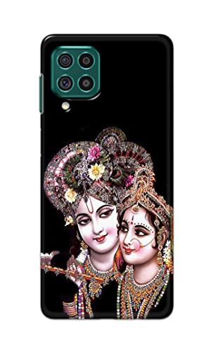 Image of PRINTFIDAA� Printed Hard Back Cover Case for Samsung Galaxy F62 | Samsung Galaxy M62 Back Cover (Radha Krishna) -2808