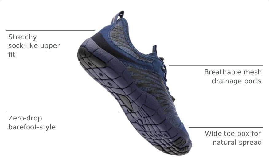 Image of UBFEN Kids Water Shoes for Boys Girls Quick-Dry Swim Aqua Socks