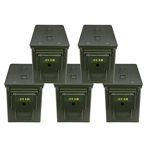 Raiseek .22 .223 .308 .30 .357 9MM .380 .40 .45 5.56 7.62 12GA Ammo Can Vinyl Skin Sticker Decal Molon Label Bullet Variety
