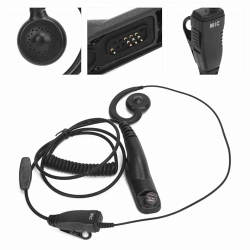 Walkie Talkie auricular de TPE en forma de G para hostelería y eventos 7