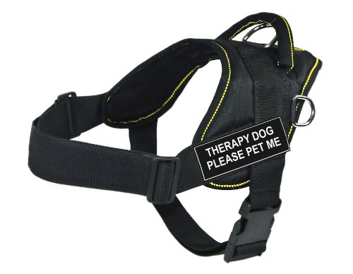 Harnais DT Fun Works évite les tractions pour chien Therapy Dog