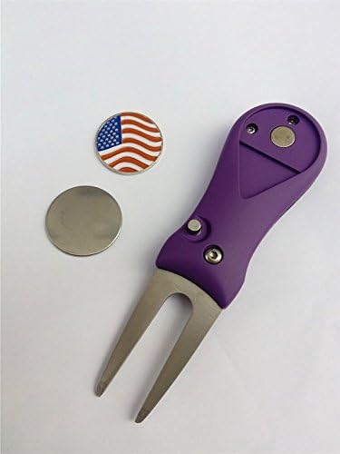 a99 Golf Flick &amp; GoグリーンDivot Repair Switchbladeゴルファーツールキット(ランダ