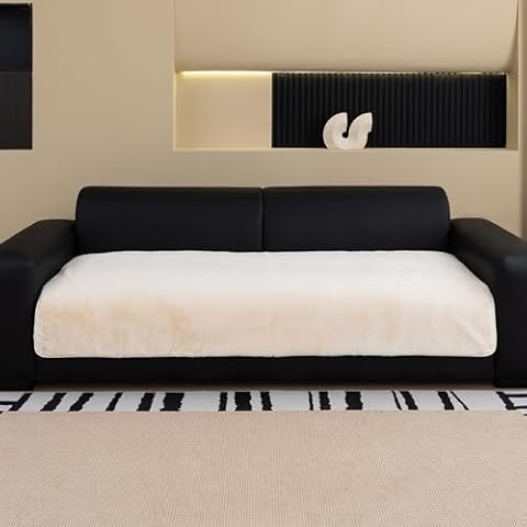 TOPCHANCES Plush Couch Cover Cover