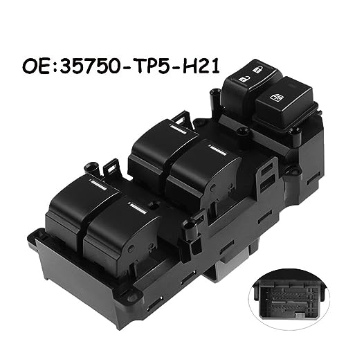 Interrupteur lève-vitre électrique haute sensibilité bloc de commande 35750-TP5-H21 - 6