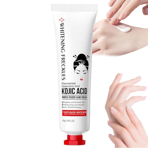 Kojic Acid Cream,Kojisäure Creme,Whitening Freckles Kojisäure-Handcreme,Anti-Falten-Straffungscreme für die Hand,Zarte Creme Mit Hyaluronsäure,Nicht Fettend,Reisegröße für den täglichen Gebrauch (1) Kojic Acid Cream,Kojisäure Creme,Whitening Freckles Kojisäure-Handcreme,Anti-Falten-Straffungscreme für die Hand,Zarte Creme Mit Hyaluronsäure,Nicht Fettend,Reisegröße für den täglichen Gebrauch (1)