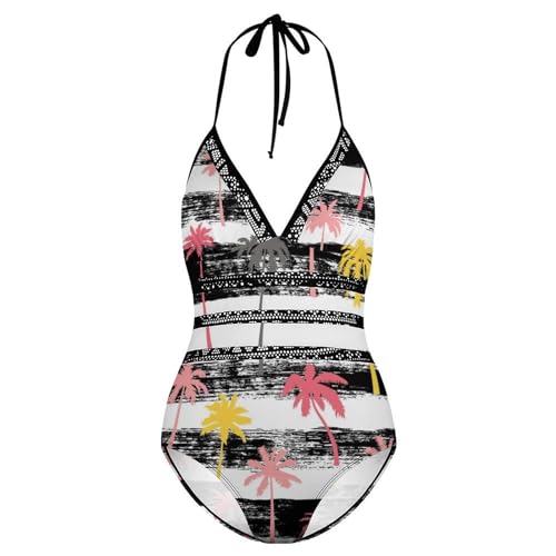 Bikini set une pièce Noix de Rayée en textile premium résistant au chlore - 4