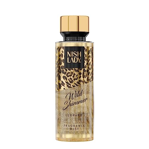 Nishlady Wild Shimmer Leopard Body Mist Spray 260 ml - Bruma Corporal Perfumada