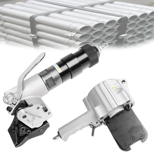 Heavy-Duty Metal Banding Machine Bundle - Tensioner, Cutter & Sealer for Scrap Metal, Rebar & Pipe - Durable, Efficient, Ideal for Industrial Use