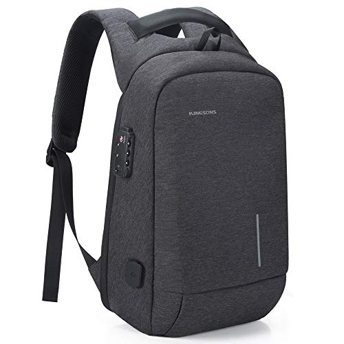 Lightweight Traveling Small Laptop Backpack, Kingsons Business Travel Computer Bag Slim Laptop Rucksack