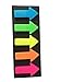 Produktbild Haftmarker Film, 250 Blatt, Pfeile, grün, blau, pink, gelb, orange, Streifenformat 25 x 45 mm