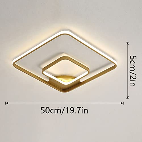 Plafonnier à intensité Variable intégré à LED moderne pour éclairage de cuisine et salon