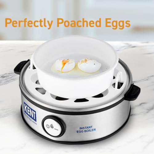 KENT Instant Egg Boiler 370-Watt, Silver - Image 7
