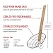 Joyce Chen Kitchen Spider Strainer Stainless Steel 7-Inch Wire Basket with Heat-Resistant Bamboo Handle